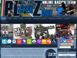 Screenshot sito: Playerzone.it