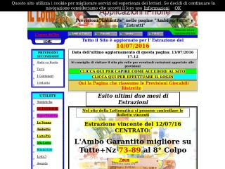 Screenshot sito: Lottorc.it