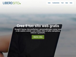 Screenshot sito: Libero Sito