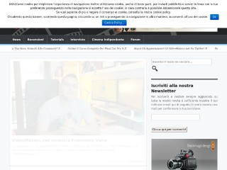 Screenshot sito: VideoMakers.net