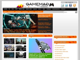 Screenshot sito: GameMag.it