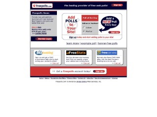 Screenshot sito: FreePolls.com
