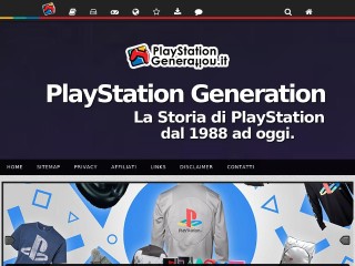 Screenshot sito: Playstation Generation