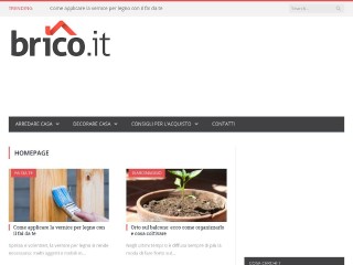 Screenshot sito: Brico.it