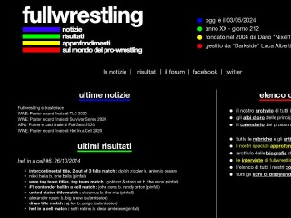 Screenshot sito: FullWrestling.com