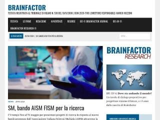 Screenshot sito: Brainfactor