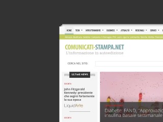 Screenshot sito: Comunicati-Stampa.net