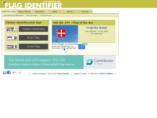 Screenshot sito: Flag Identifier