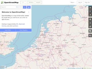 Screenshot sito: OpenStreetMap