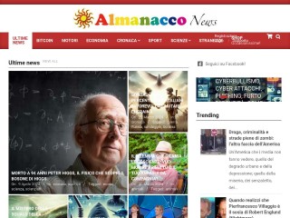 Screenshot sito: Almanacco.org