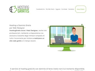 Screenshot sito: HostingGratis