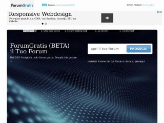 Screenshot sito: ForumGratis.com
