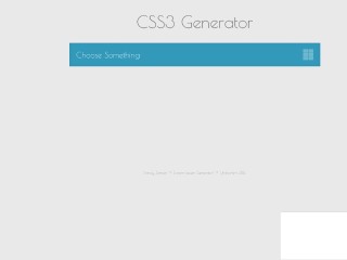 Screenshot sito: Css3 generator
