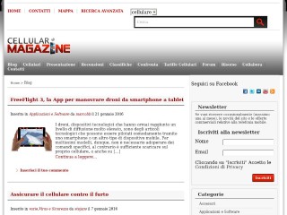 Screenshot sito: CellularMagazine