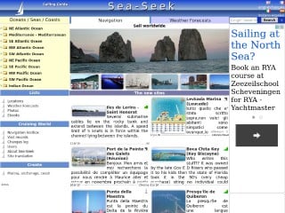 Screenshot sito: Sea-seek