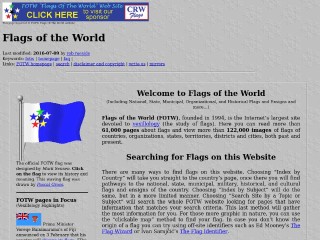 Screenshot sito: Flags Of The World