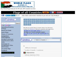 Screenshot sito: Theadora Flag