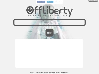 Screenshot sito: Offliberty
