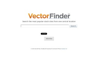 Screenshot sito: Vector Finder