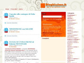 Screenshot sito: Bloghissimo.it