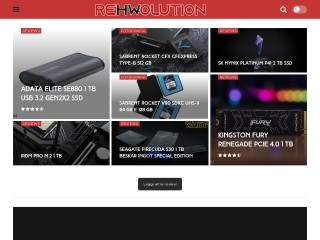 Screenshot sito: ReHWolution.it
