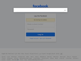 Screenshot sito: Facebook Advertising
