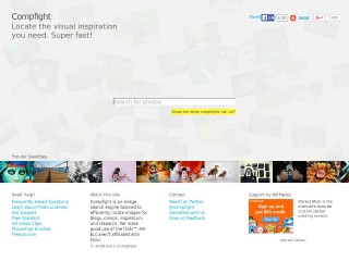 Screenshot sito: Compfight
