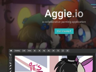 Screenshot sito: Aggie.io