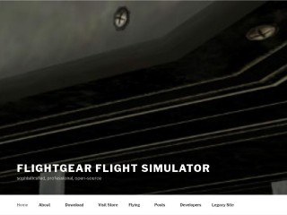 Screenshot sito: FlightGear