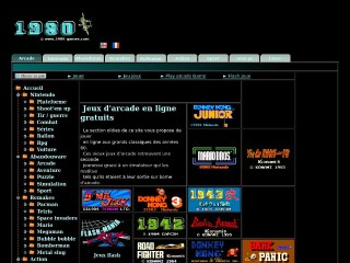 Screenshot sito: 1980-games.com