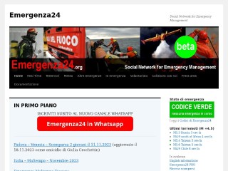Screenshot sito: Emergenza24