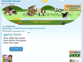 Screenshot sito: Farmville-trucchi.it