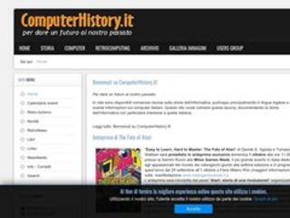 Screenshot sito: ComputerHistory.it