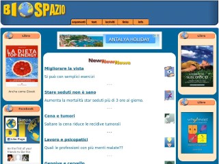 Screenshot sito: Biospazio.it
