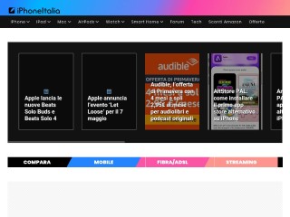 Screenshot sito: IphoneItalia.com