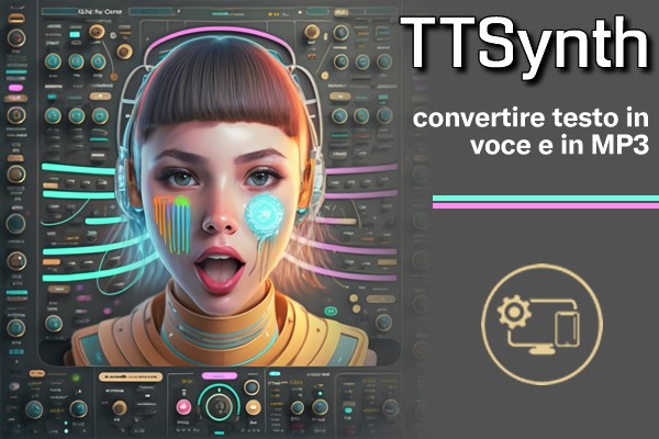 TTSynth: convertire testo in voce e in MP3