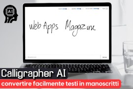 Calligrapher AI: convertire facilmente testi in manoscritti