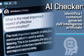 AI Checker: identifica i contenuti generati dall'intelligenza artificiale