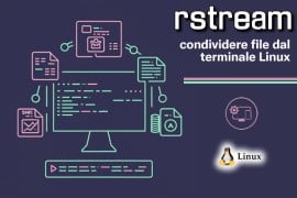 rstream: condividere file dal terminale Linux