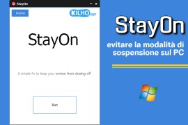 StayOn: evitare la modalità di sospensione sul PC