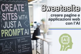 Sweetasite: creare pagine e applicazioni web con l'AI