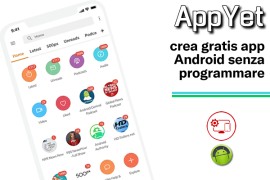 AppYet: crea gratis app Android senza programmare