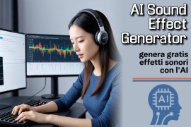 AI Sound Effect Generator: genera gratis effetti sonori con l'AI