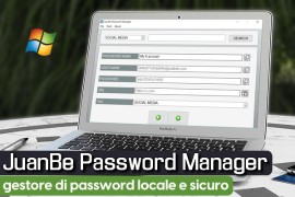 JuanBe Password Manager: gestore di password locale e sicuro