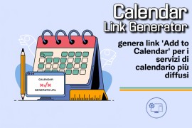 Calendar Link Generator: genera link 'Add to Calendar' per i servizi di calendario più diffusi