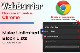 WebBarrier: bloccare siti web su Chrome