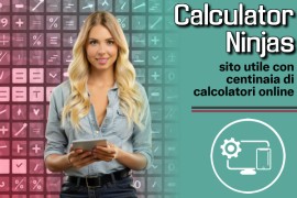 Calculator Ninjas: sito utile con centinaia di calcolatori online