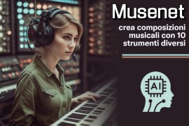 Musenet: crea composizioni musicali con 10 strumenti diversi