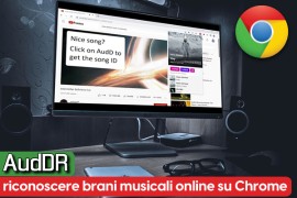 AudDR: riconoscere brani musicali online su Chrome