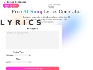 AI Lyrics Generator